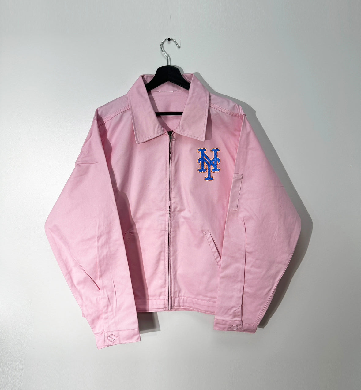 NY METS WORK JACKET PINK