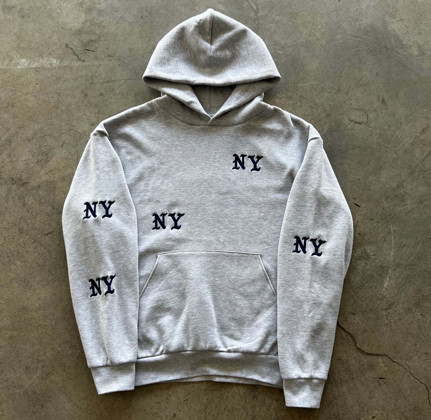 NY OLD ENGLISH Hoodie - Gray