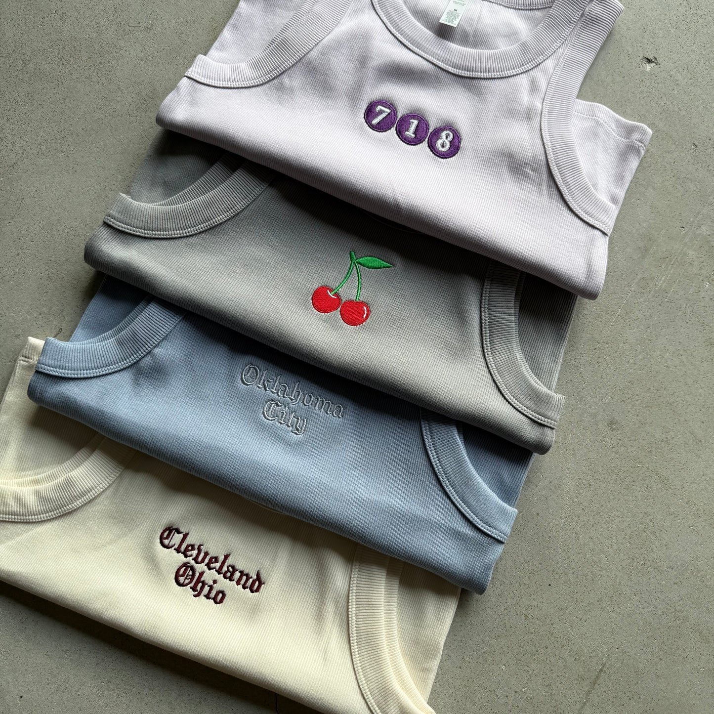 Wo's Organic Rib Crop Tank summer Tank top