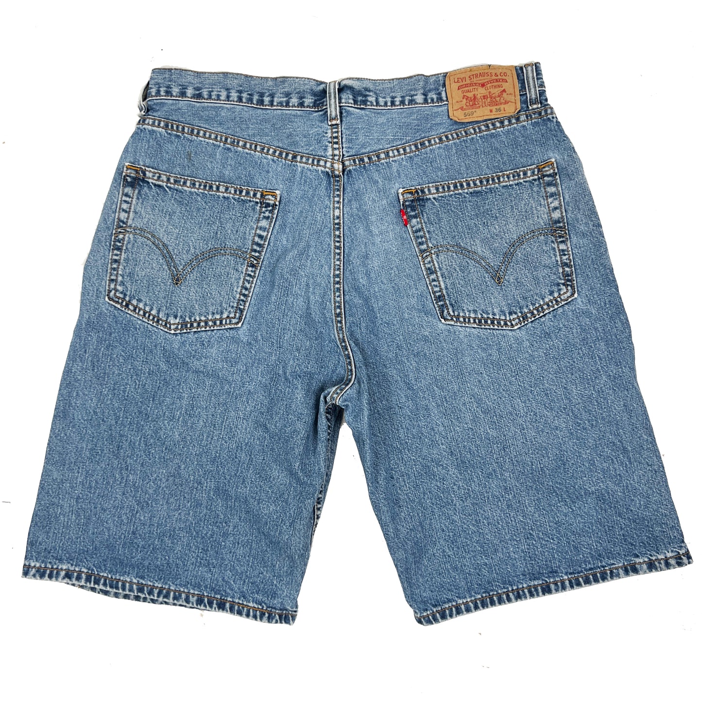 Barbwire Denim Shorts