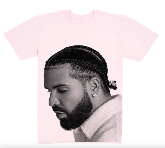 Drake Big Face Tee ( Front print only )