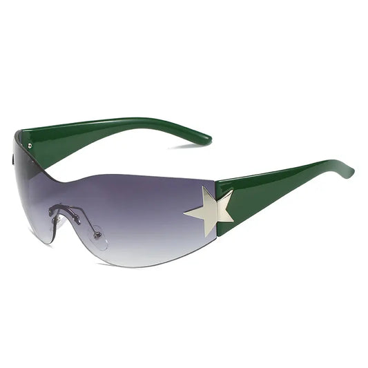 Rock Star Glasses - Green/Gray