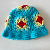 Granny Square Bucket Hat - Teal