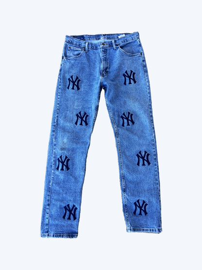NY Embroidered Jeans
