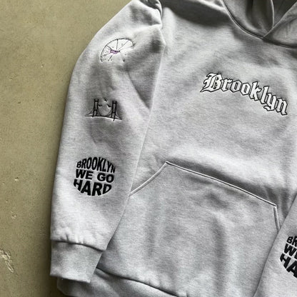 Brooklyn We go hard hoodie