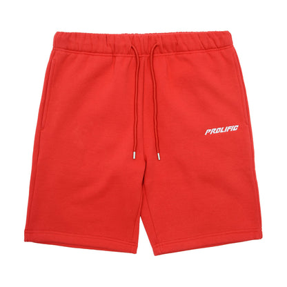Cotton Sweat Shorts - Red