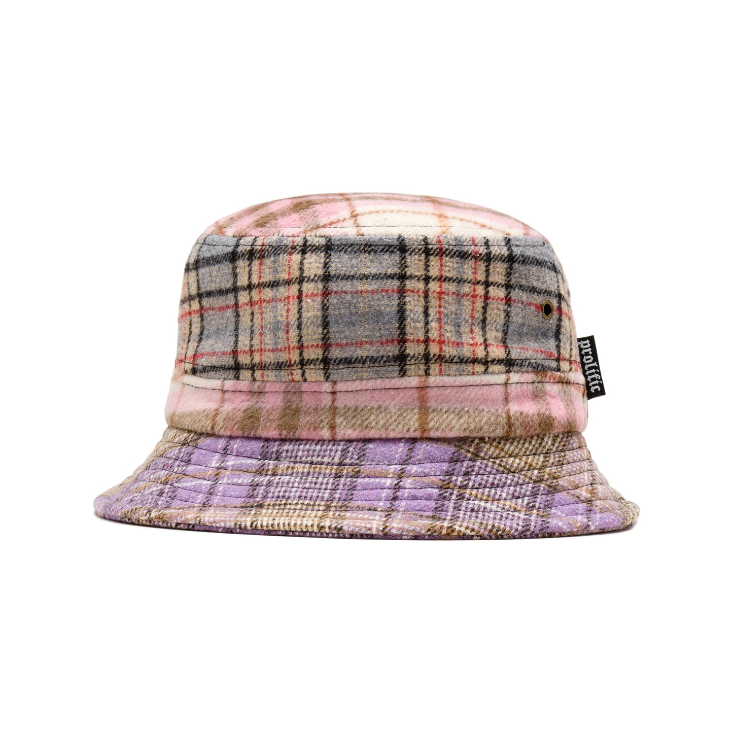 Multi Color Plaid Bucket Hat
