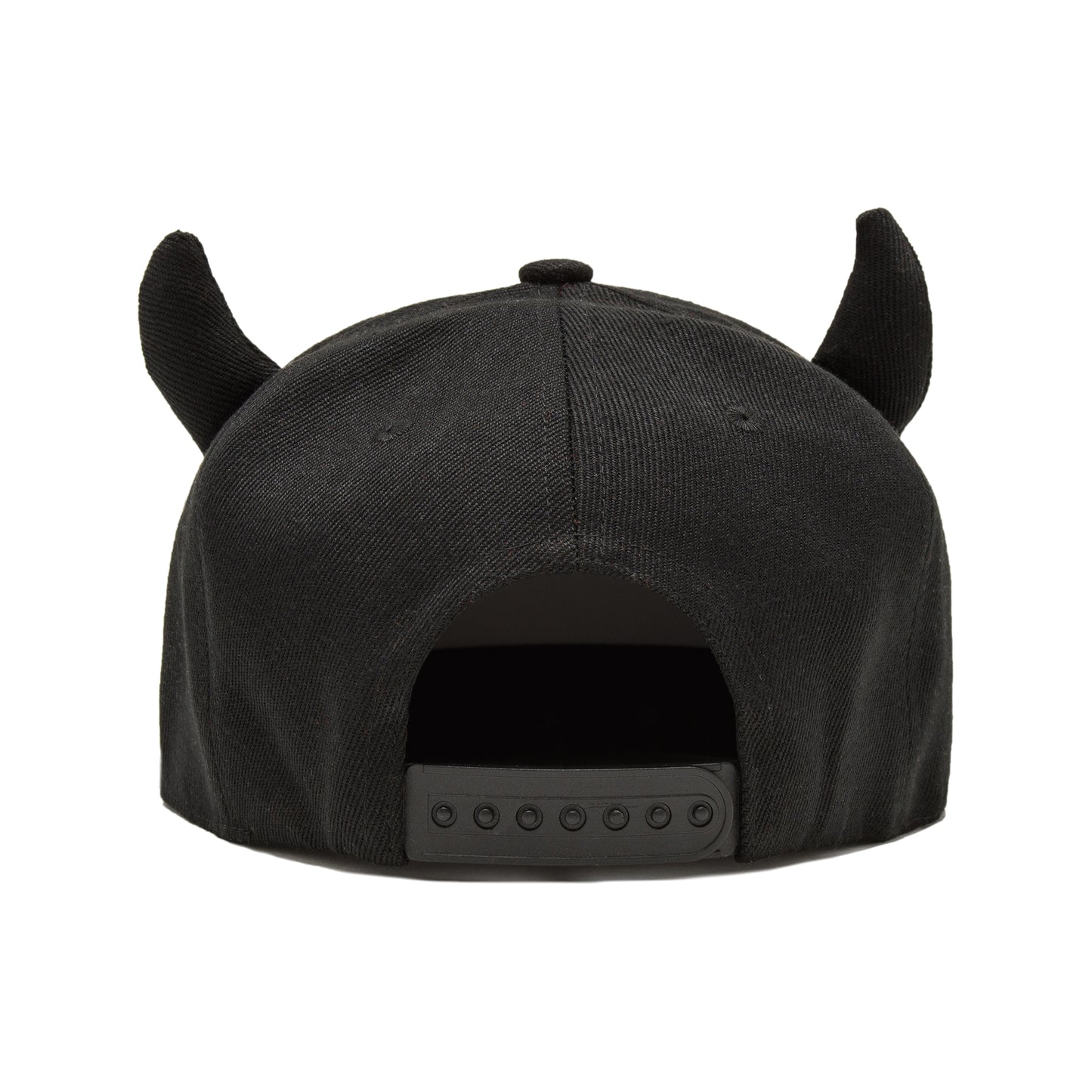 Horns Snapback Hat - Black