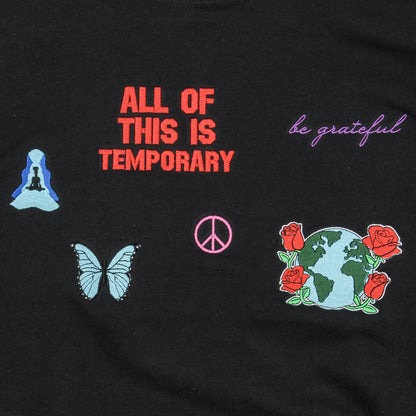 All of This Is Temporary Hoodie - Black