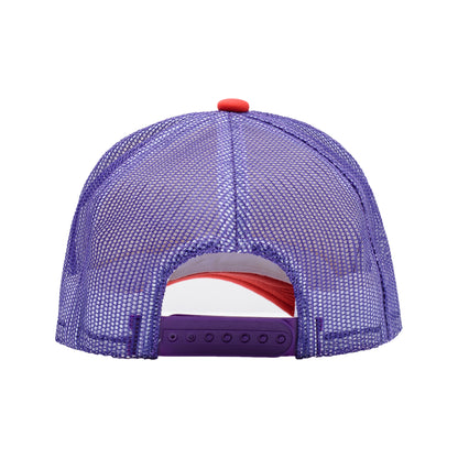 Motion Logo Trucker Hat - White/Red/Purple