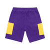 Polar Fleece Cargo Shorts - Purple