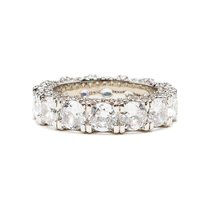 Diamond Row Ring - Silver