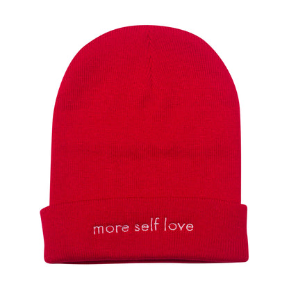 More Self Love Beanie - Red