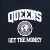 Queens Get The Money College Tee - Navy